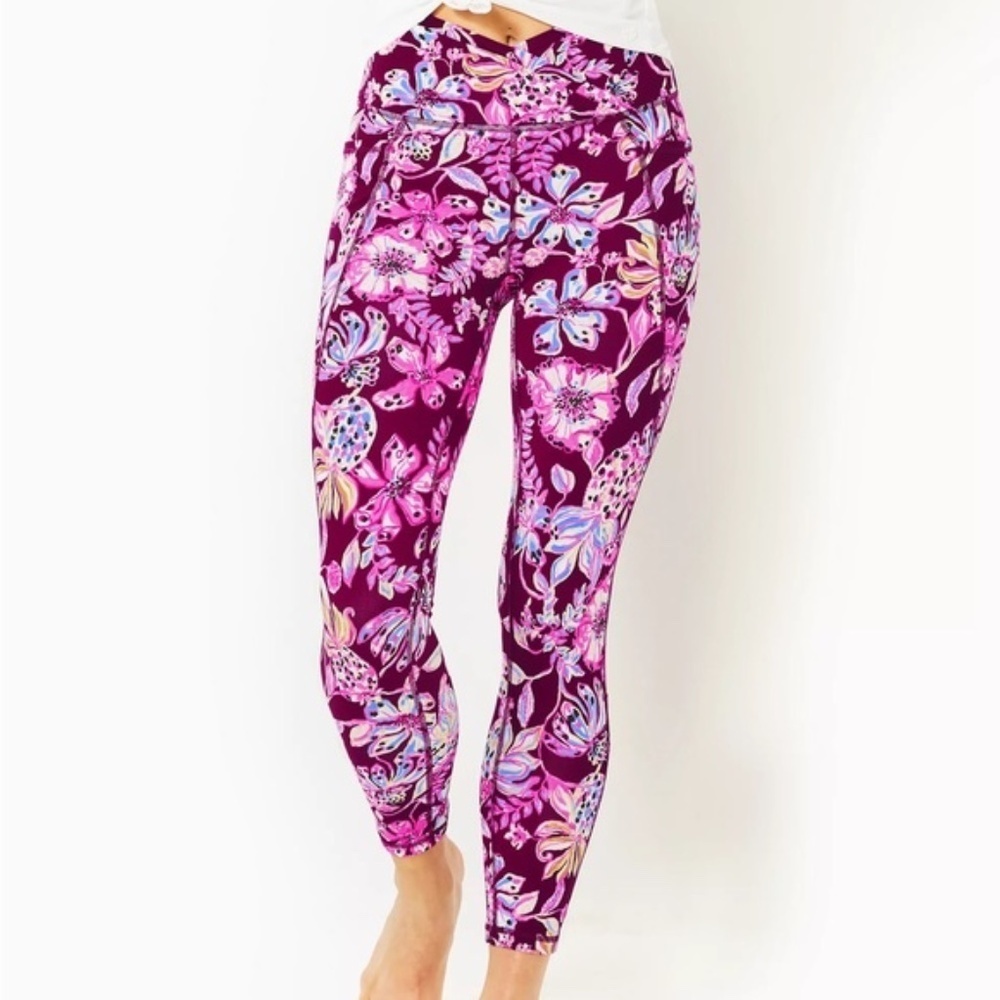 NWOT LILLY PULITZER Lilly Pulitzer UPF 50+ Luxletic High Rise Legging